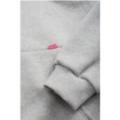 RICHNESS ESSENTIAL HOODIE BOXY + 3 PIN ICONIC ( GREY )