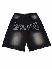RICHNESS BAGGY JEANS SHORT