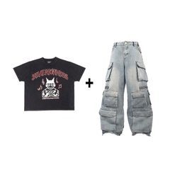 Devil Denim Set