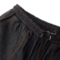 RICHNESS SELVEDGE RAW DENIM SHORT (BLACK)