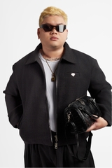 RICHNESS DUST WOOL JACKET (BLACK)
