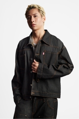 RICHNESS DIAMOND SELVEDGE RAW DENIM JACKET