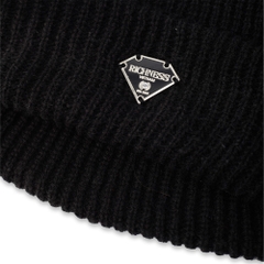 RICHNESS CORE KNIT WOOL HAT (BLACK)