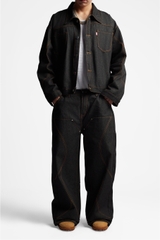 RICHNESS DIAMOND SELVEDGE RAW DENIM PANTS