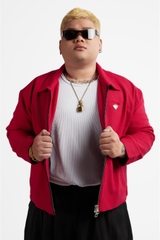 RICHNESS DUST WOOL JACKET (RED)