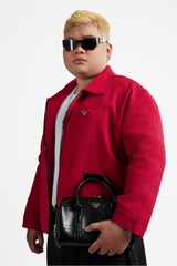 RICHNESS DUST WOOL JACKET (RED)