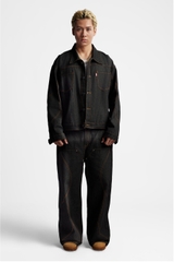 RICHNESS DIAMOND SELVEDGE RAW DENIM JACKET