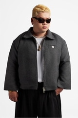 RICHNESS DUST WOOL JACKET (GREY)