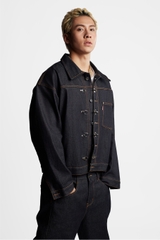 RICHNESS DIAMOND INDIGO RAW DENIM JACKET