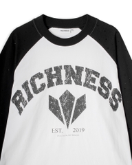RICHNESS CRACKED DIAMOND RAGLAN