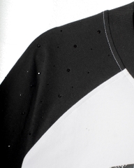 RICHNESS CRACKED DIAMOND RAGLAN