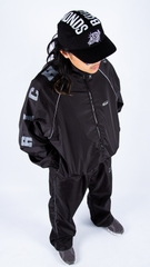 RICHNESS WINDBREAKER POLYESTER TRACKSUIT ( BLACK )