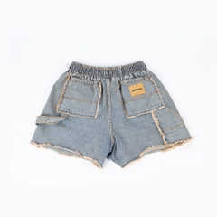 RICHNESS DENIM SHORT JEANS WASHED (SAND BLUE)