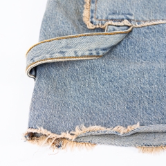 RICHNESS DENIM SHORT JEANS WASHED (SAND BLUE)