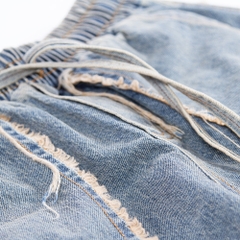 RICHNESS DENIM SHORT JEANS WASHED (SAND BLUE)