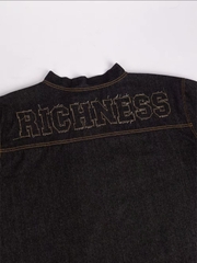 RICHNESS JERSEY RAW SELVEDGE DENIM