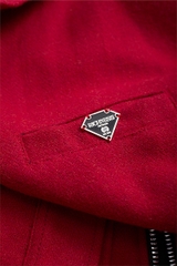 RICHNESS DUST WOOL JACKET (RED)