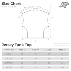 RICHNESS JERSEY TANKTOP - MÀU ĐEN