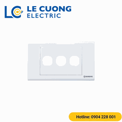Mặt 3 công tắc S18 Sino