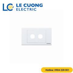 Mặt 2 công tắc S18 Sino