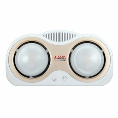Đèn sưởi nhà tắm 2 bóng Asia