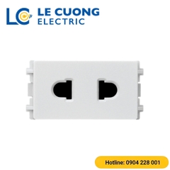 Ổ cắm đơn 2 chấu 10A, size S Scheneider ELECTRIC