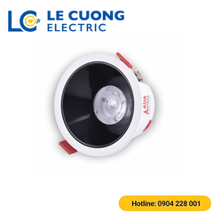 Âm trần mặt lõm COB chống lóa Asia Lighting