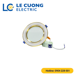 Đèn LED Âm Trần TOS TLC 7W Viền Vàng TLC-ATO-VV-7W TLC Lighting