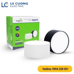 Đèn led ống bơ tán quang 8W đơn sắc Kingled (OBK-SS series)