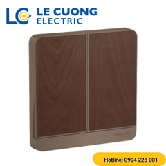 Bộ công tắc đôi 2 chiều 16AX, có đèn LED Schneider ELECTRIC