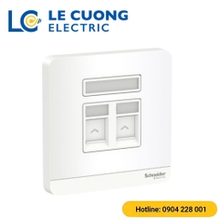 Bộ ổ cắm mạng cat6 đôi Schneider ELECTRIC