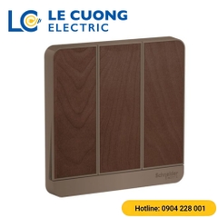 Bộ công tắc ba 1 chiều 16AX, có đèn LED Schneider ELECTRIC