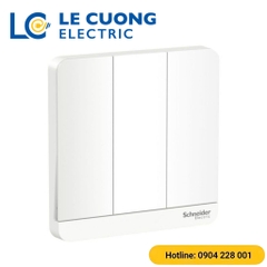 Bộ công tắc ba 2 chiều 16AX, có đèn LED Schneider ELECTRIC