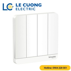 Bộ công tắc bốn 2 chiều 16AX, có đèn LED Schneider ELECTRIC