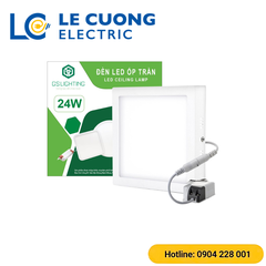 Đèn LED Ốp Trần 24W Vuông GSOT24 GS Lighting