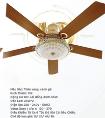 Quạt trần đèn 5 cánh Duc Minh JSM.20