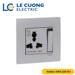 Bộ ổ cắm đơn đa năng 13A có công tắc Schneider ELECTRIC