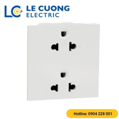 Ổ cắm đôi 3 chấu 16A, size E Schneider ELECTRIC