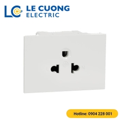 Ổ cắm đơn 3 chấu 16A, size 2S Schneider ELECTRIC