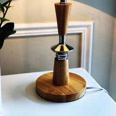 Đèn bàn chao vải xanh 3195