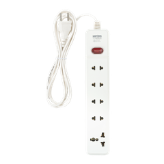 Ổ cắm 5 cửa lõi sứ chống cháy 2200W có công tắc  Sopoka