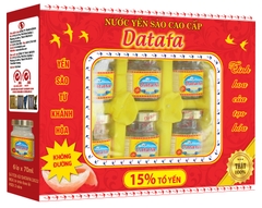 Yến Sào Cao Cấp DATAFA (15% TỔ YẾN) - Không Đường Hộp 6 lọ