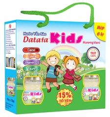 Yến Sào DATAFA KID'S cho trẻ em (15% TỔ YẾN) - Hương Vani Hộp 6 lọ