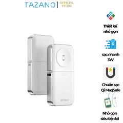 Sạc WiWU Elf 3in1 Dùng Cho Apple Watch 1100mAh Wi-M21 - Hàng Chính Hãng