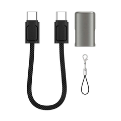 Cáp Sạc Nhanh WiWU Consice 60W Wi-C040 Type-C to Type-C Hợp Kim Kẽm - Hàng Chính Hãng