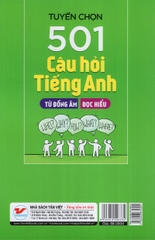 Tuyển Chọn 501 Câu Hỏi Tiếng Anh - Tập 1