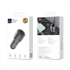 Sạc Dùng Trên Ô Tô WiWU PC100 Type-C - Hàng Chính Hãng