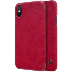 Bao Da Nillkin QIN Cho iPhone Xs Max (Màu Đỏ)