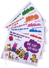 Bé Tập Tô Màu - Màu Tím