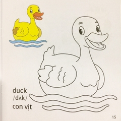 Bé Tập Tô Màu - Vịt Con Đáng Yêu
